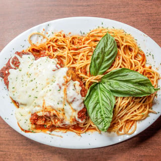 Chicken Parmesan with Spaghetti